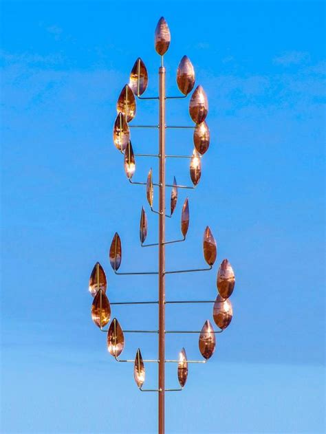 Copper Wind Sculptures Our Custom Models And Products Wind Sculptures Kinetic Sculpture