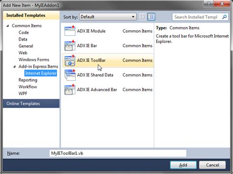 Create Ie Toolbar In C Vbnet C Add A Custom Button For Internet