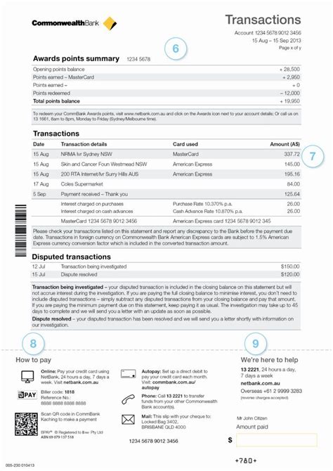 To access your most recent bill and view bill details, visit your bill overview in my verizon online or app. Sample Of Credit Card Statement en 2020