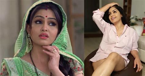 When Angoori Bhabhi Shubhangi Atre Flaunted Her Sexy Legs See Hot Photos Fasermedia