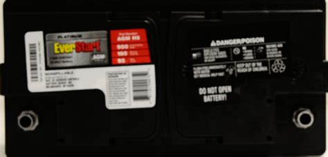 Buy Everstart Platinum Agm Battery Group Size H8 12 Volt900 Cca