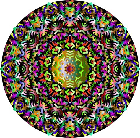 Kaleidoscopic Mandala 7 Openclipart