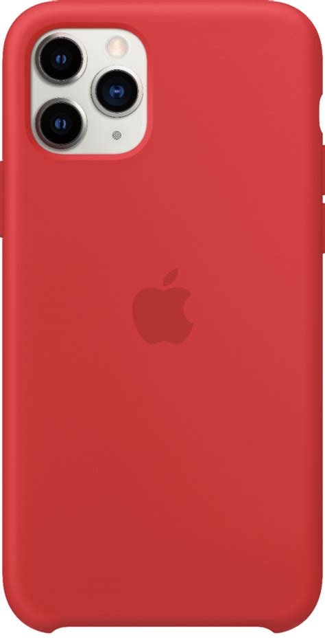 Apple Iphone 11 Pro Silicone Case Productred Mwyh2zma Best Buy