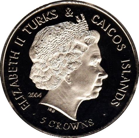 5 crowns Elizabeth II The Crown Jewels Îles Turques et Caïques