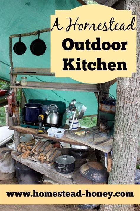 Creating A Homestead Outdoor Kitchen Space Can Be As Simple As Setting