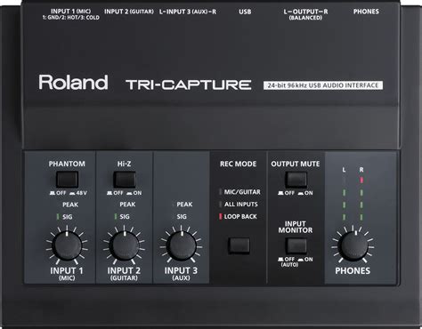 Roland Tri Capture Ua 33 And Duo Capture Ua 11 Usb Audio Interfaces