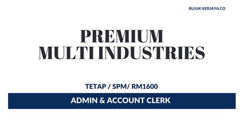 Source from global one stop premium sdn bhd manufacturers and suppliers. Premium Multi Industries Sdn Bhd • Kerja Kosong Kerajaan