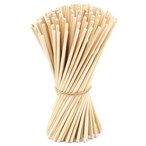 Buy Joejis 120 Pack Bamboo Wooden Dowel Rods Unfinished Natural