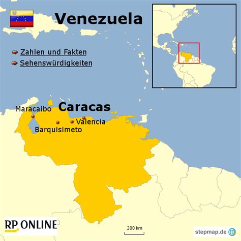 Tripadvisors venezuela karte mit hotels, pensionen und hostels: Länder der Welt: Venezuela von rponline-reise - Landkarte ...