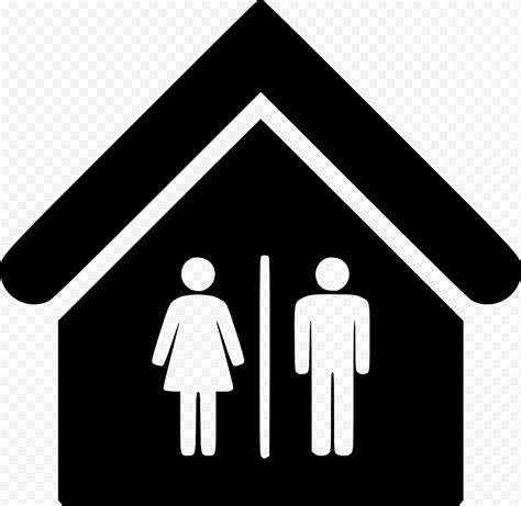Kamar Mandi Toilet Umum Toilet Siram Piktogram Simbol Tanda Garis Papan Tanda Png Klipartz