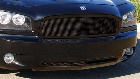 Dodge Charger T Rex Upper Class Mesh Grille All Black 51474