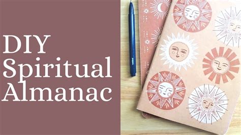 How To Make Spiritual Almanac Diy Spiritual Calendar 2022 Youtube