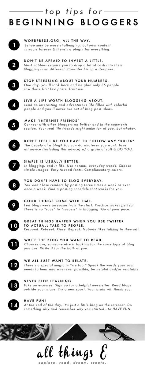 Top Tips For Beginning Bloggers Allthingseblog Com Blogger Tips