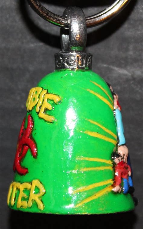 Zombie Hunter Hand Painted Motorcycle Guardian Bell Zombie Etsy
