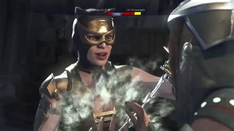 Injustice 2 Catwoman Vs Enchantress Quan Chis Ability Can Not Save