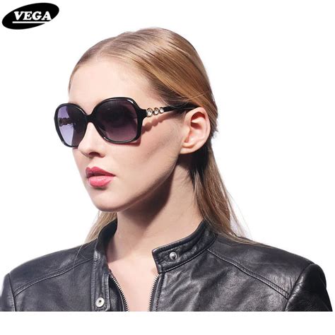 Vega Womens Fashion Transition Sunglasses Polarized Brand Designer Rhinestone Sun Glasses For