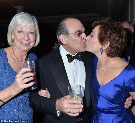 The love and fidelity of his wife. David Suchet locks lips with Poirot sidekick Zoe Wanamaker ...
