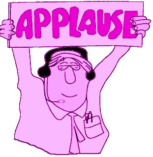 See all examples of round of applause. Applaud Yourself!