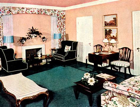 Mid Century Living 40s Living Rooms