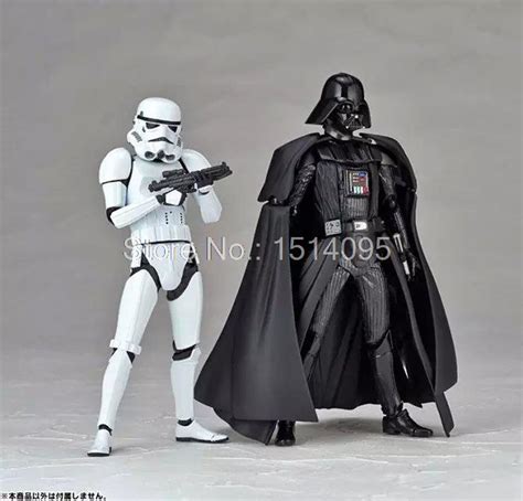 Sale Star Wars Revoltech Darth Vader 001 Stormtrooper 002 Pvc Action