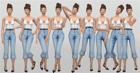 Simsworkshop Simple Model V4 15 Poses By Catsblob • Sims 4 Downloads