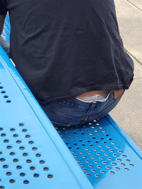 Spotted A Tighty Whities Waistband At A Local Baseball Game R