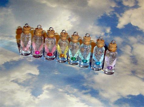 Legend Of Zelda Fairy In A Bottle Charm Necklace Etsy