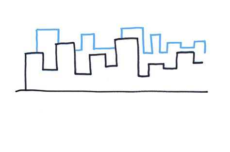 Easy Skyline Drawing At Explore Collection Of Easy