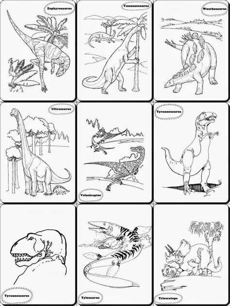 Types Of Dinosaurs Coloring Pages Free Coloring Pages Printable