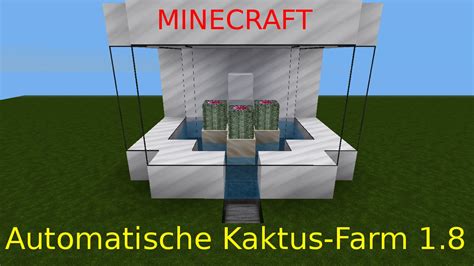 Place cactus on sand block and keep building it as high as you can! Automatische Kaktus-Farm 1.8 Minecraft - YouTube