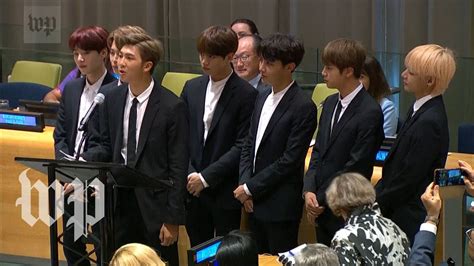 Bts Speech At The United Nations Full Speech From 2018 Youtube