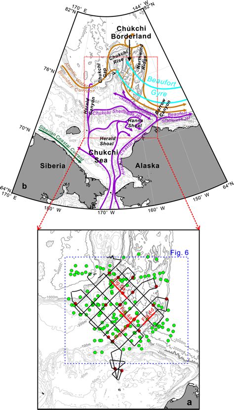 Data Distribution And Schematic Circulation In Chukchi Borderlands The