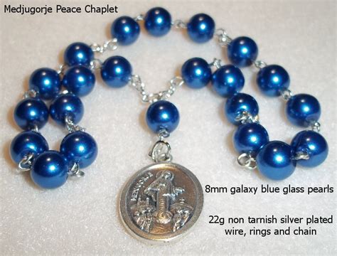 Medjugorje Peace Chaplet Instructions Catholic Battle Beads Rosaries
