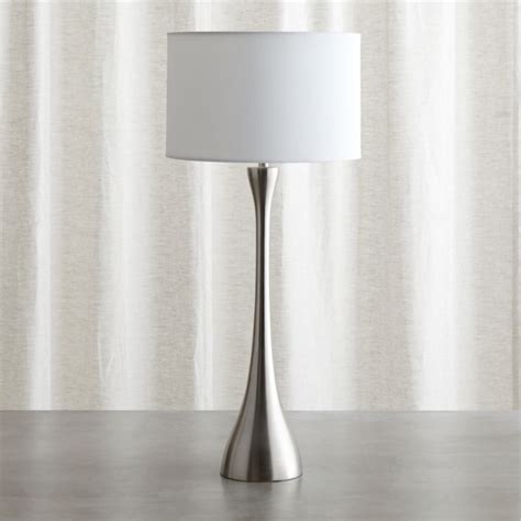 You can even buy on line but be sure to see the fine print in regards to the shipping fees. Melrose Nickel Table Lamp | Crate and Barrel