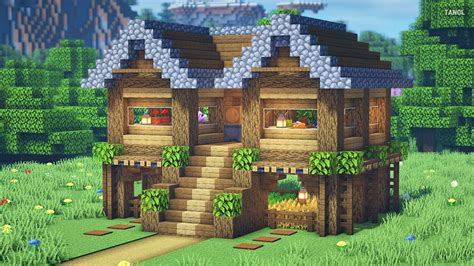 ⚒️ Minecraft How To Build A Survival Starter House Youtube