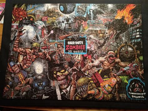 Call Of Duty Zombies 1000 Piece Jigsaw From The Black Ops 4 Collectors