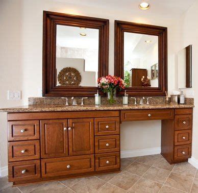 This makeup station bridging the master bath and bedroom makes getting ready a breeze. Makeup Vanity Tables | Bathroom Makeup Vanity | Makeup ...