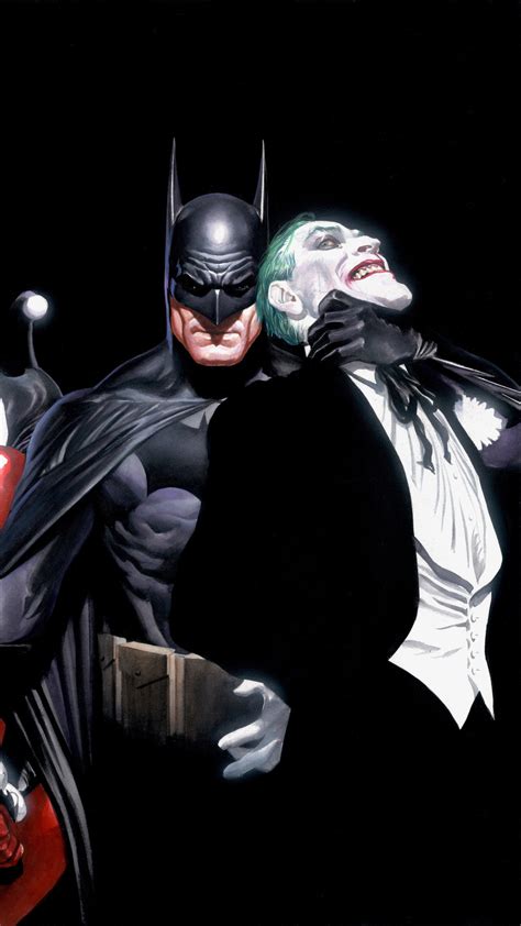 1080x1920 Batman Joker Harley Quinn Hd Superheroes Digital Art