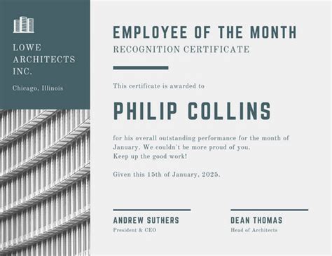 It is incumbent on management to ensure that the processes for nominating, selecting, and rewarding the employer should decide who is eligible to become an employee of the month. Employee of the Year Award Certificate - Templates by Canva