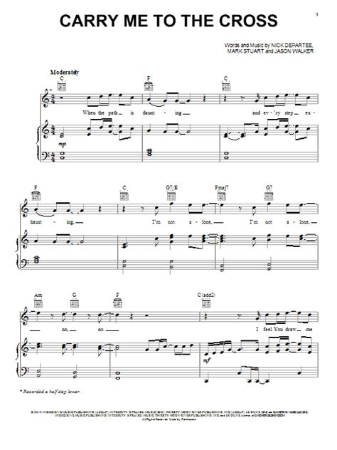 Carry me home lyrics by hem: Carry Me To The Cross | Sheet Music Direct