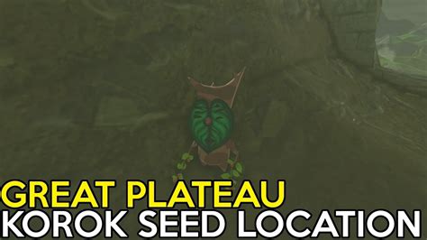 All Korok Seeds Location In Great Plateau Legend Of Zelda Breath Of