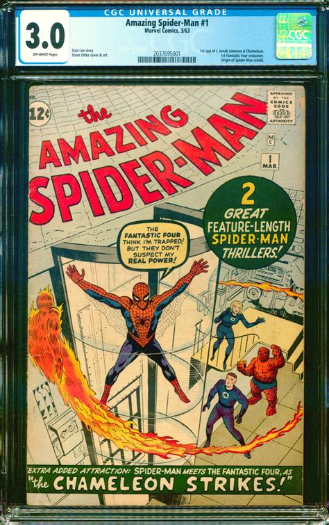 Comicconnect Amazing Spider Man 1963 98 2003 13 1 Cgc Gvg 30