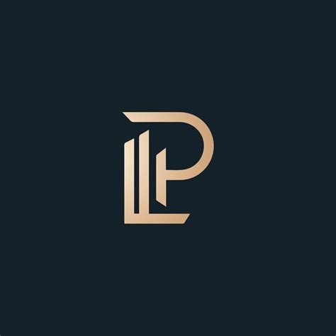 Premium Vector Lp Initial Letter Logo Design Vector Image