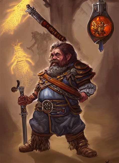 Prompthunt Portrait Of Dwarf Artificer Holding A Musket With Robotic