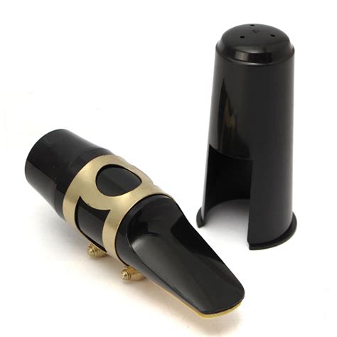 Alto Sax Saxophone Mouthpiece With Cap Buckle Reed Patches Pads
