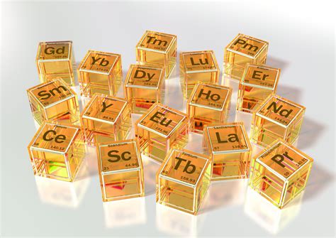 Neodymium, germanium, terbium, yttrium and more. Rare Earth Elements (Metals) - List