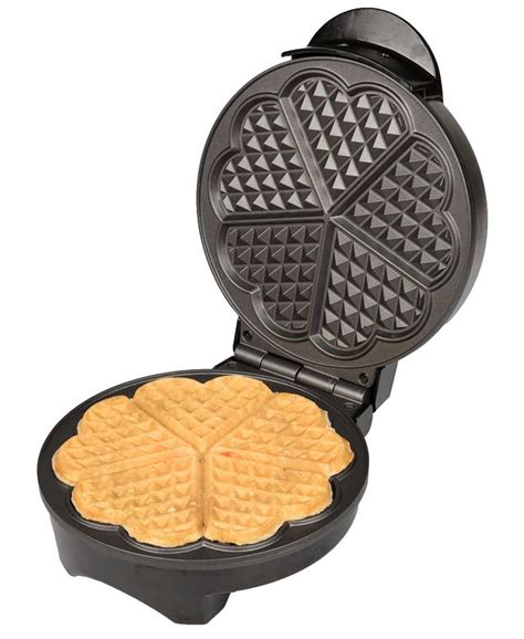 Cucinapro Classic Round Heart Waffle Maker Macys