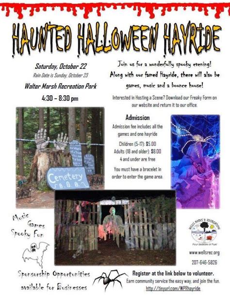 Haunted Halloween Hayride Wells Me Official Website