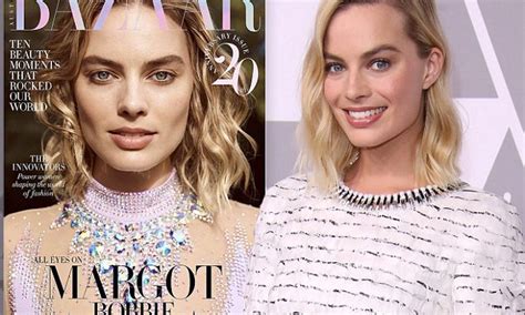 Margot Robbie Dazzles On The Cover Of Harpers Bazaar Daily Mail Online