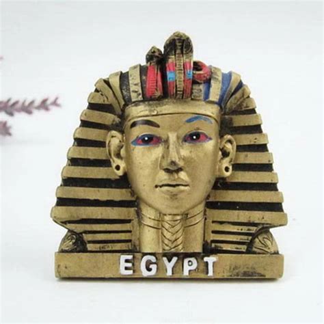 Egyptian Pharaoh Tutankhamun Golden Mask Fridge Magnets Tourist